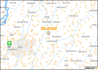 map of Rājepur