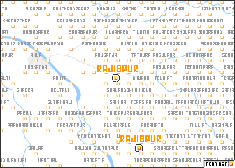 map of Rājibpur