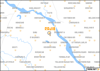 map of Rājib