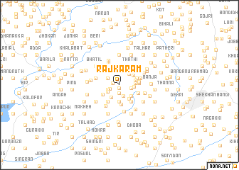 map of Rājkaram