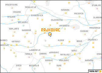 map of Rajkovac