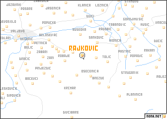 map of Rajković