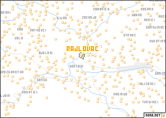 map of Rajlovac