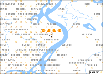 map of Rājnagar
