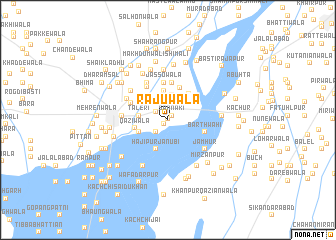 map of Rājūwāla