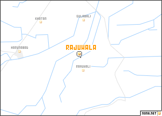 map of Rājuwāla