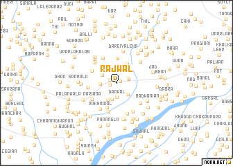 map of Rajwāl