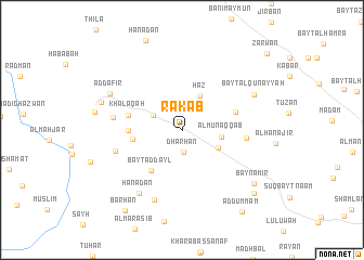 map of Rakab