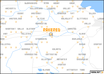 map of Rakered