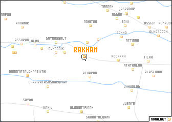 map of Rakham