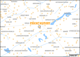 map of Rakh Chūniān