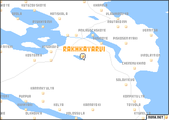 map of Rakhkayarvi