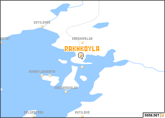 map of Rakhkoyla