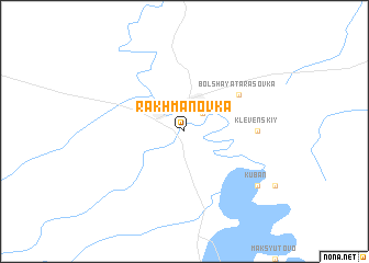 map of Rakhmanovka