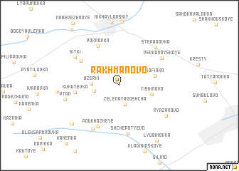 map of Rakhmanovo