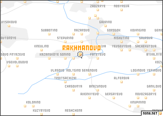 map of Rakhmanovo