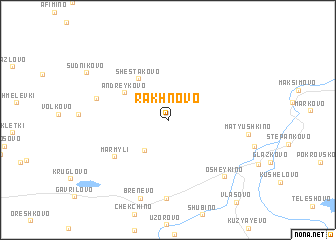 map of Rakhnovo