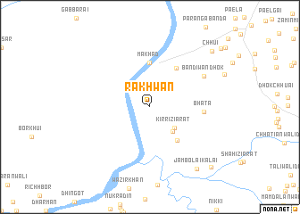 map of Rakhwān