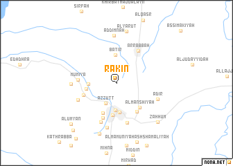 map of Rākīn