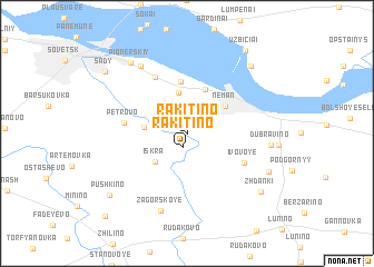 map of Rakitino