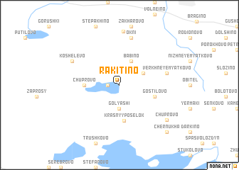 map of Rakitino