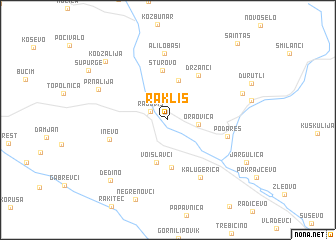 map of Rakliš