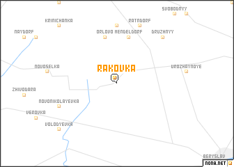 map of Rakovka