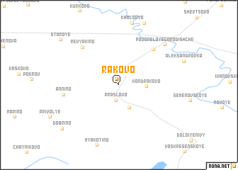 map of Rakovo