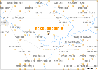 map of Rakowo Boginie