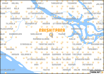 map of Rakshitpāra