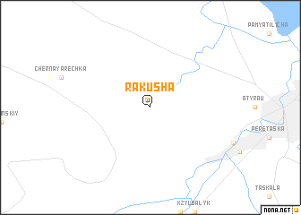 map of Rakusha