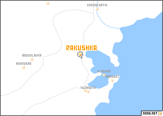 map of Rakushka