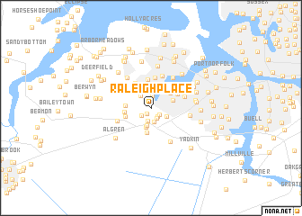 map of Raleigh Place