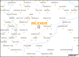 map of Ralichevo