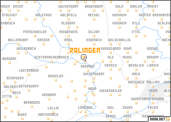 map of Ralingen