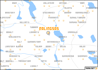 map of Ralingsås