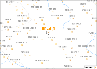 map of Raljin