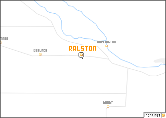 map of Ralston