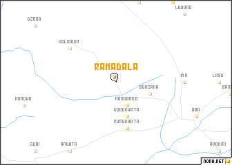 map of Ramadala