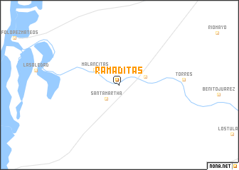 map of Ramaditas