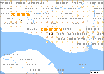 map of Rāmānandi