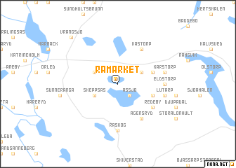 map of Råmärket