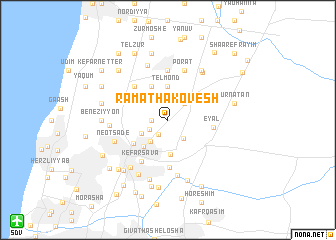 map of Ramat HaKovesh