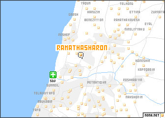 map of Ramat HaSharon