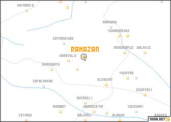 map of Ramazan