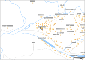 map of Rāmbāgh