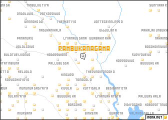 map of Rambukanagama