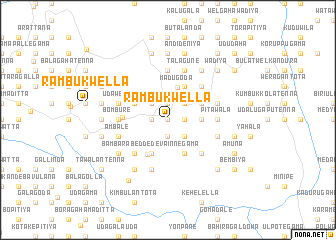 map of Rambukwella