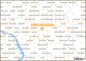 map of Rāmchandradi