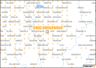 map of Rāmchandrapur